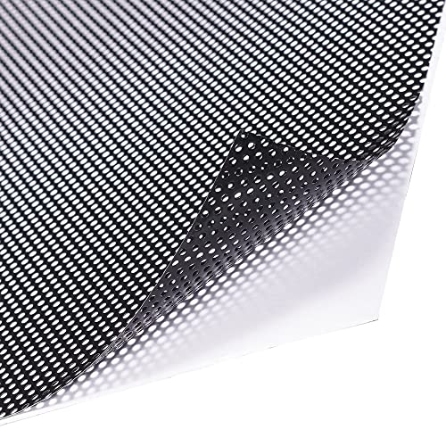 Vinilo perforado adhesivo para ventana privacidad 11.8x47 in miniatura 6