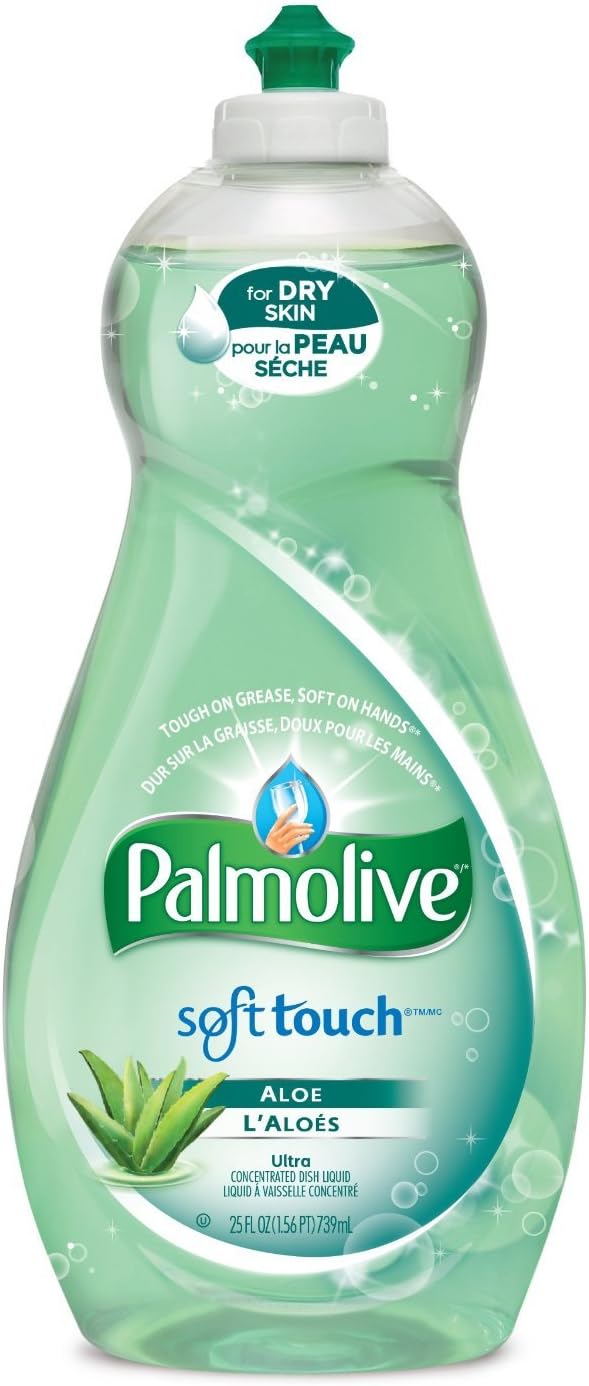 Ultra Palmolive Soft Touch Aloe Dish Liquid, 25 Fluid Ounce