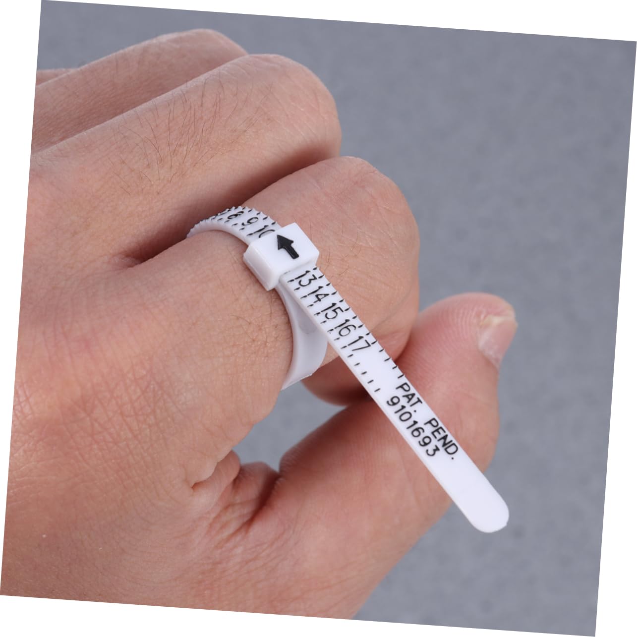 Homoyoyo Multisizer Ring Gauge Ring Size Measurer for Men Women Boys and Girls Check Ring Size Ring Sizer Tool