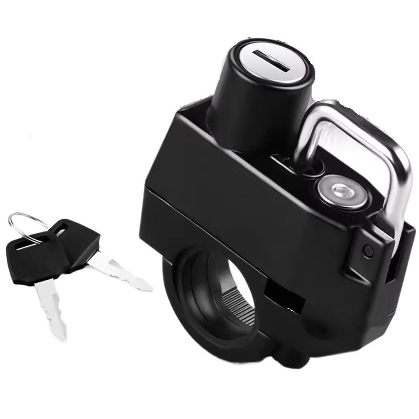 Motorcycle Handlebar Lock Fit for Gilera GP800 Fuoco Nexus 500 Motorcycle Supplies Helmet Lock Anti-Theft Locker Locking Device Rustproof Motorbike Lock Security