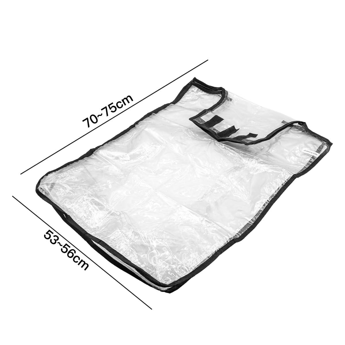 Sarini Paquete De 2 Fundas para Maletas,Cubierta Protectora para Maleta Transparente,Impermeable,Cubierta para Equipaje,PVC para Maletas De 30 Pulgadas