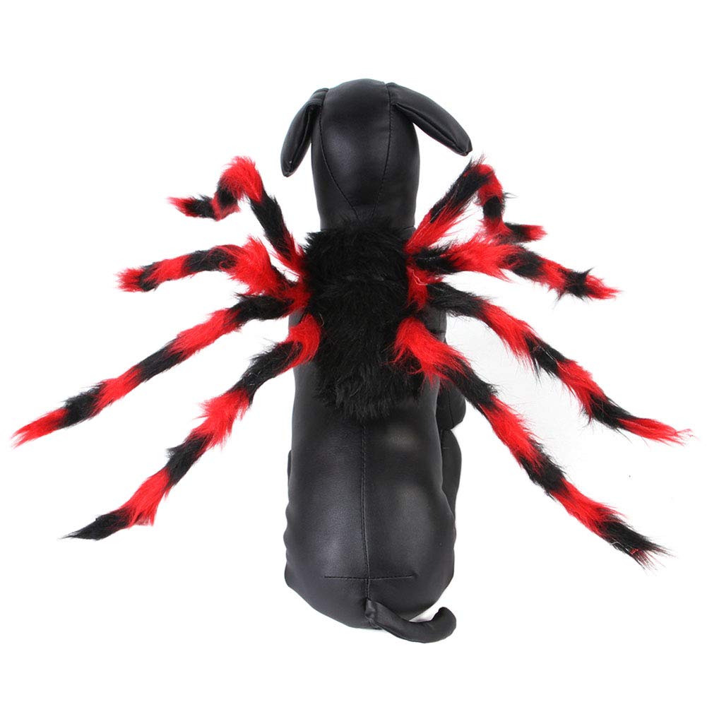 Costume D'araignée Pour Chien Ou Chat - Halloween Et Cosplay - Taille Réglable Avec 8 Pattes En Fourrure