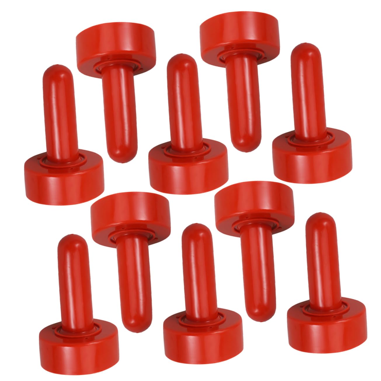Tetinas para Biberones de Cordero 10 Piezas de Goma Roja Reforzada