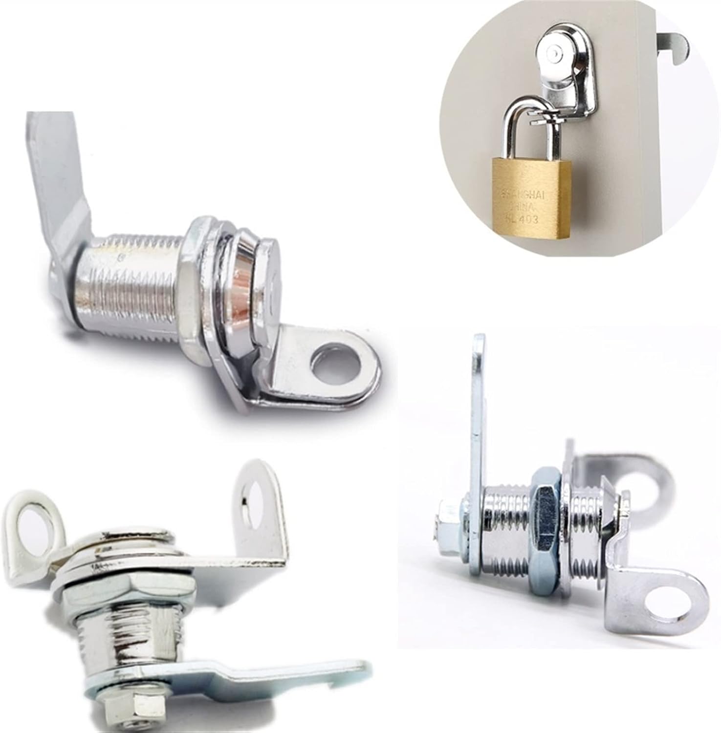 Cabinet Cam Lock Use Padlock for Locker Mailbox Storage Box Electronical Cabinet Wardrobe MS579 1Pcs (Color : Square)