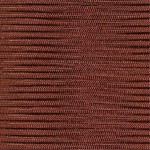 Paracorde type III à 7 brins robuste couleur marron chocolat de 30m