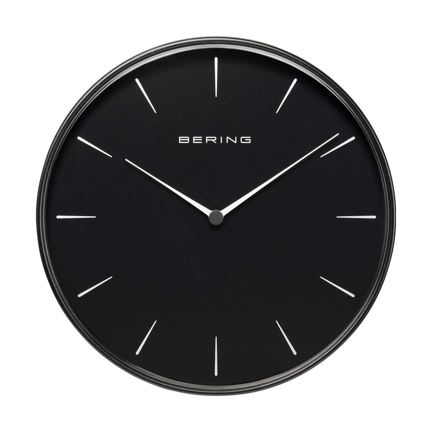BERING Wall Clock 90292-22R Black and Black 292mm Nordic Design