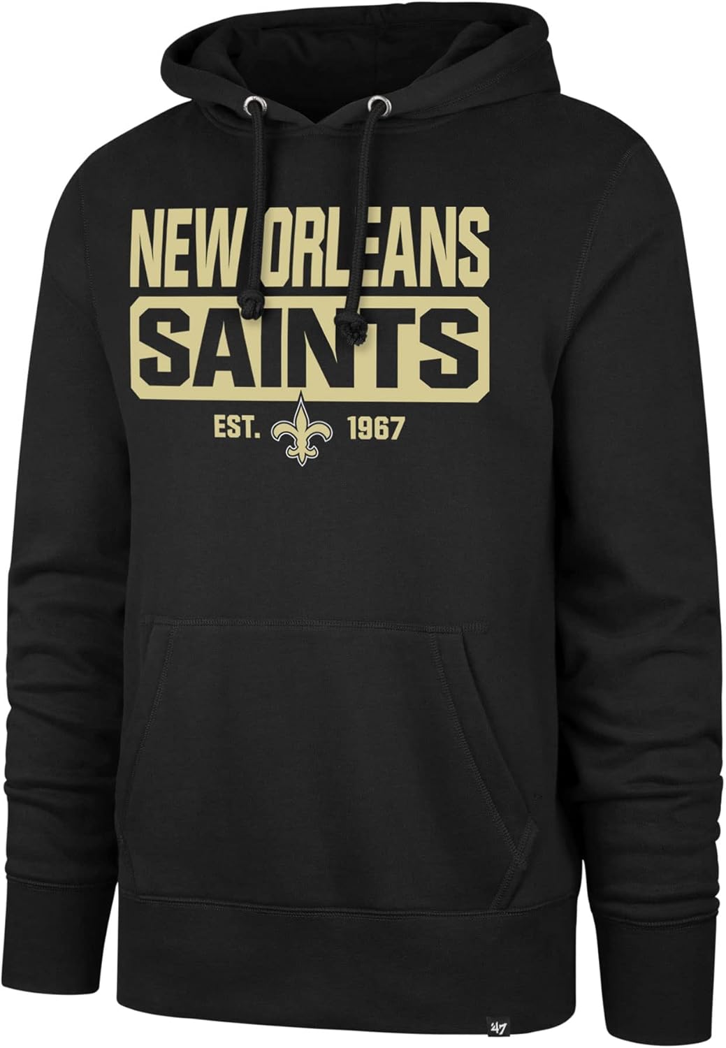 47 Men's Heathered NFL Block Out Headline Pullover Hoodie