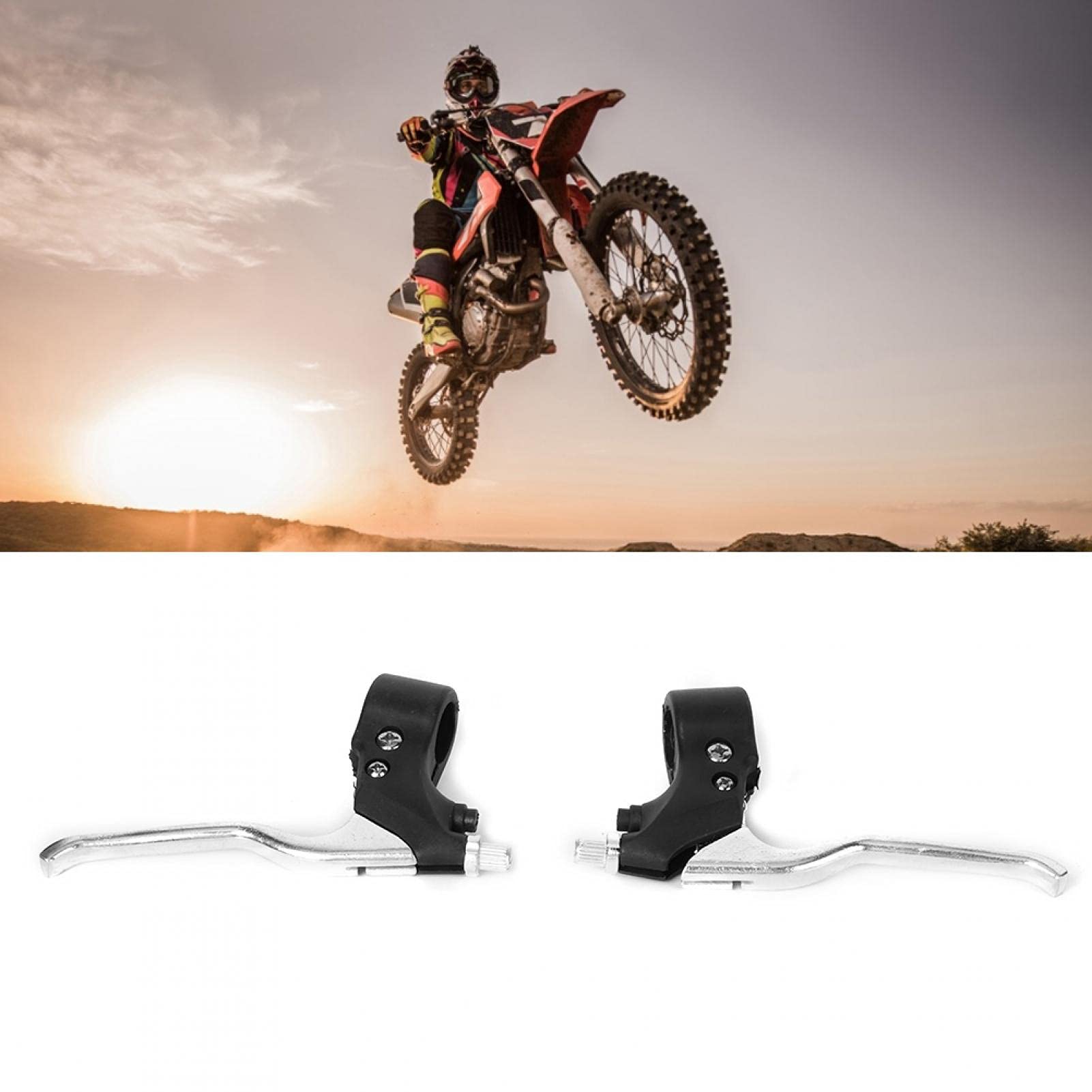 Leve freno, manopole acceleratore Kit leve freno con interruttore On/Off per mini moto da cross 47cc 49cc