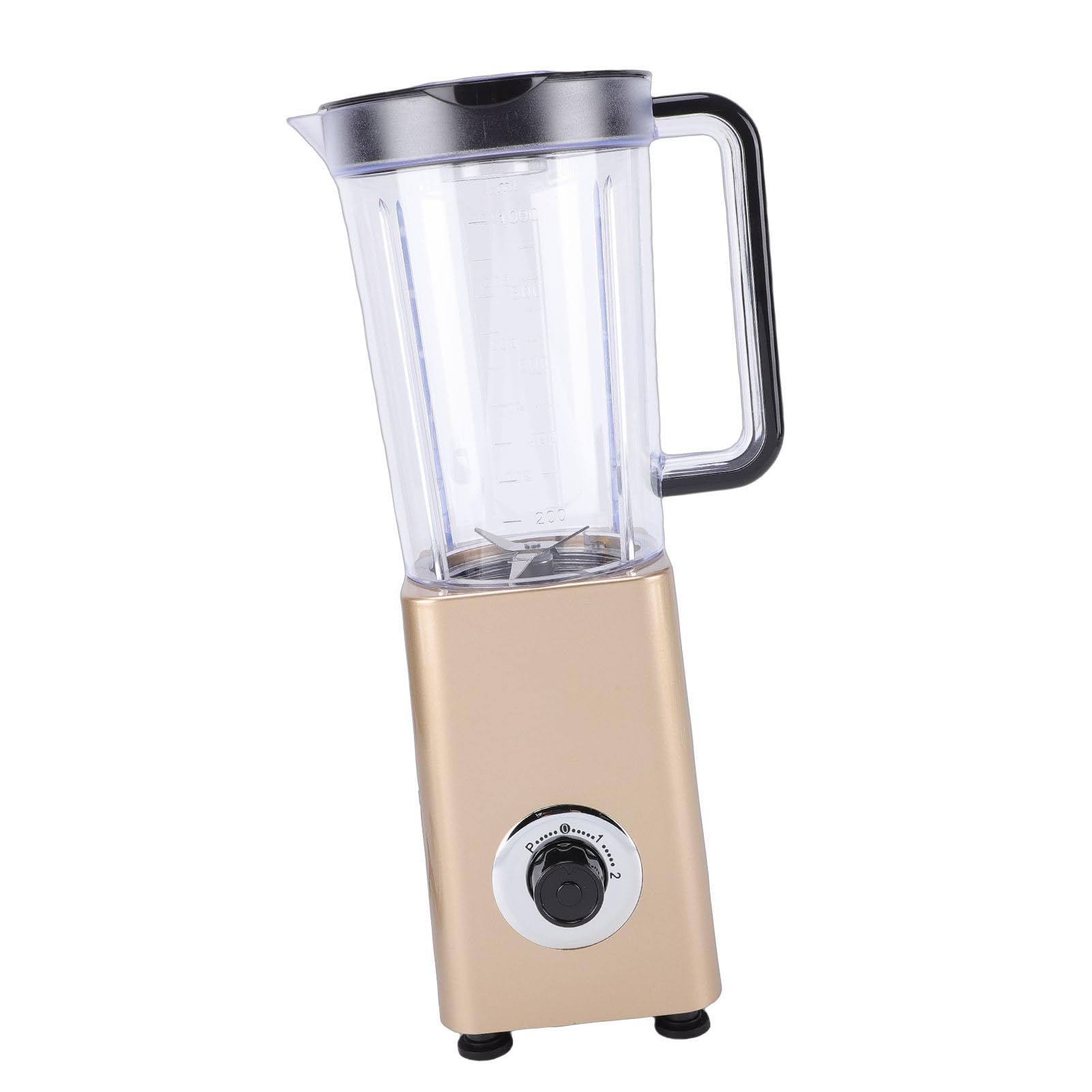 FILFEEL 2-calowy Blender Elektryczny o Mocy 300 W z Pojemnikiem o Pojemności 1000 Ml Ostrza ze Stali Nierdzewnej Funkcja Podwójnej Prędkości Impulsu do Mleka Orzechowego Kruszenie Lodu Kuchnia
