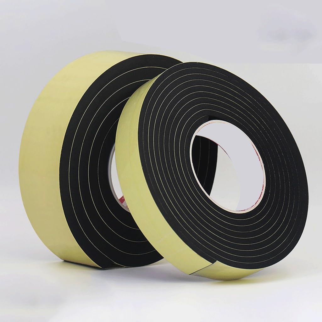 Double Sided Tape Sponge EVA Single Side Foam Sponge Foam Tape EVA Tapes 1pcs, for Home Improvement Sealing Strips(40mm Wide 2m Length 8mm Thick)