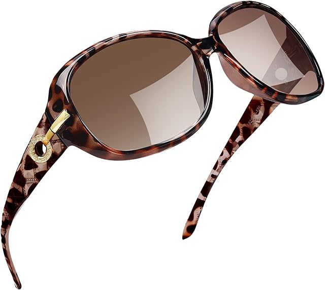 Joopin Oversized Polarised Sunglasses for Women, UV400 Protection Large Frame Womens Sunglasses Vintage Fashion Ladies Sunglasses
