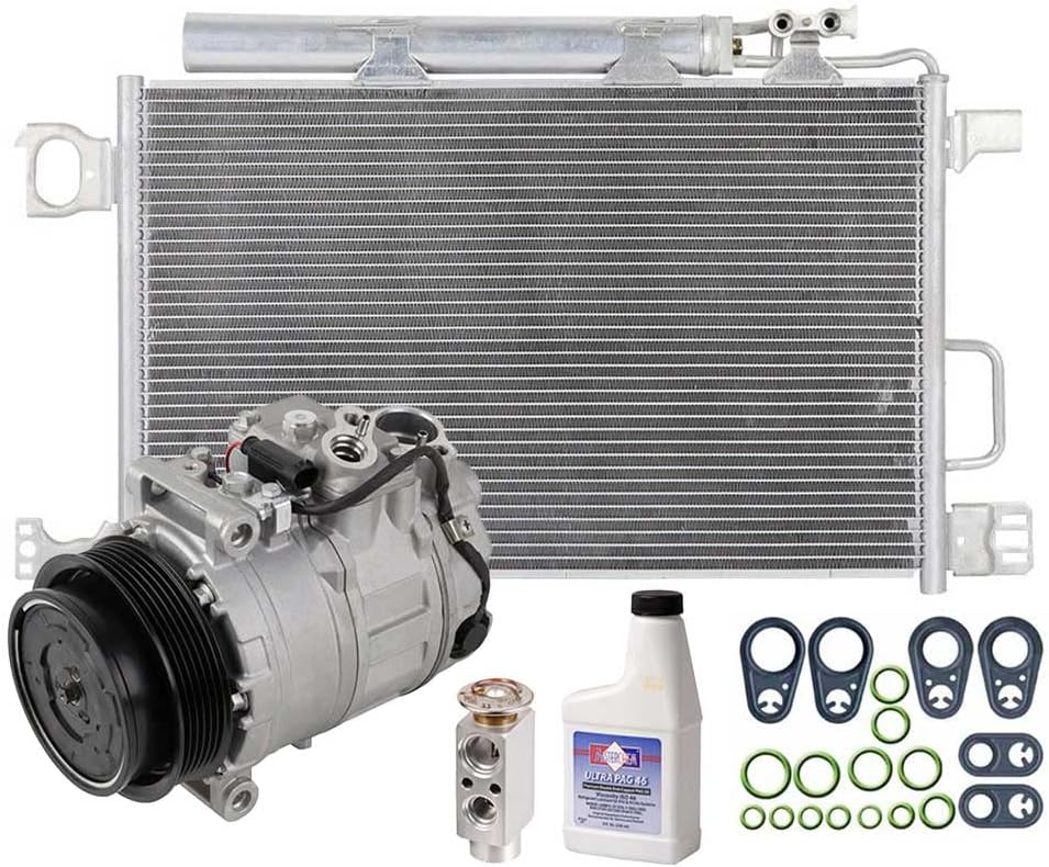 A/C Kit w/AC Compressor Condenser & Drier For Mercedes C230 C280 & C350 2006 2007 W203 - BuyAutoParts 60-82607R6 New