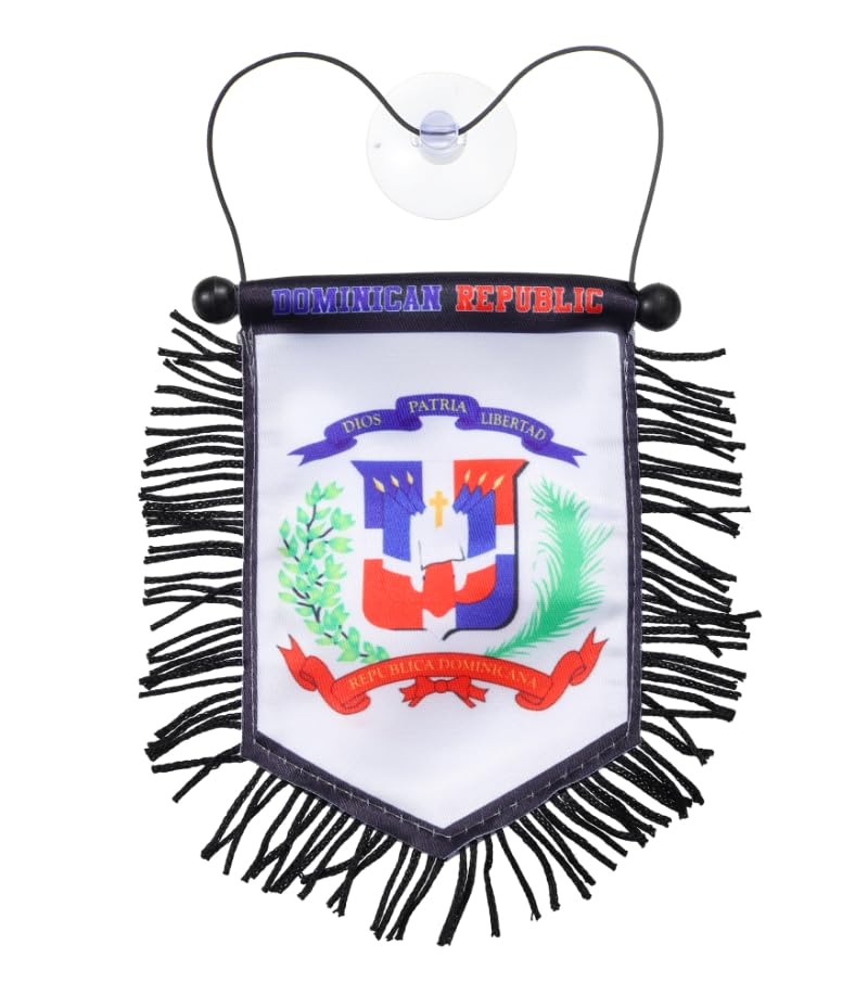 Drapeau République dominicaine rétroviseur pour déco maison et bureau - 2