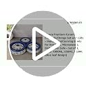 Image of Niyara Premium Ceramic Casserole /Donga Set with Lids - Handcrafted Serving Bowls for Hot Food, Microwave & Dishwasher Safe - Set of 3, Sizes: 1000ML, 650ML, 550ML (Blue leaf design)