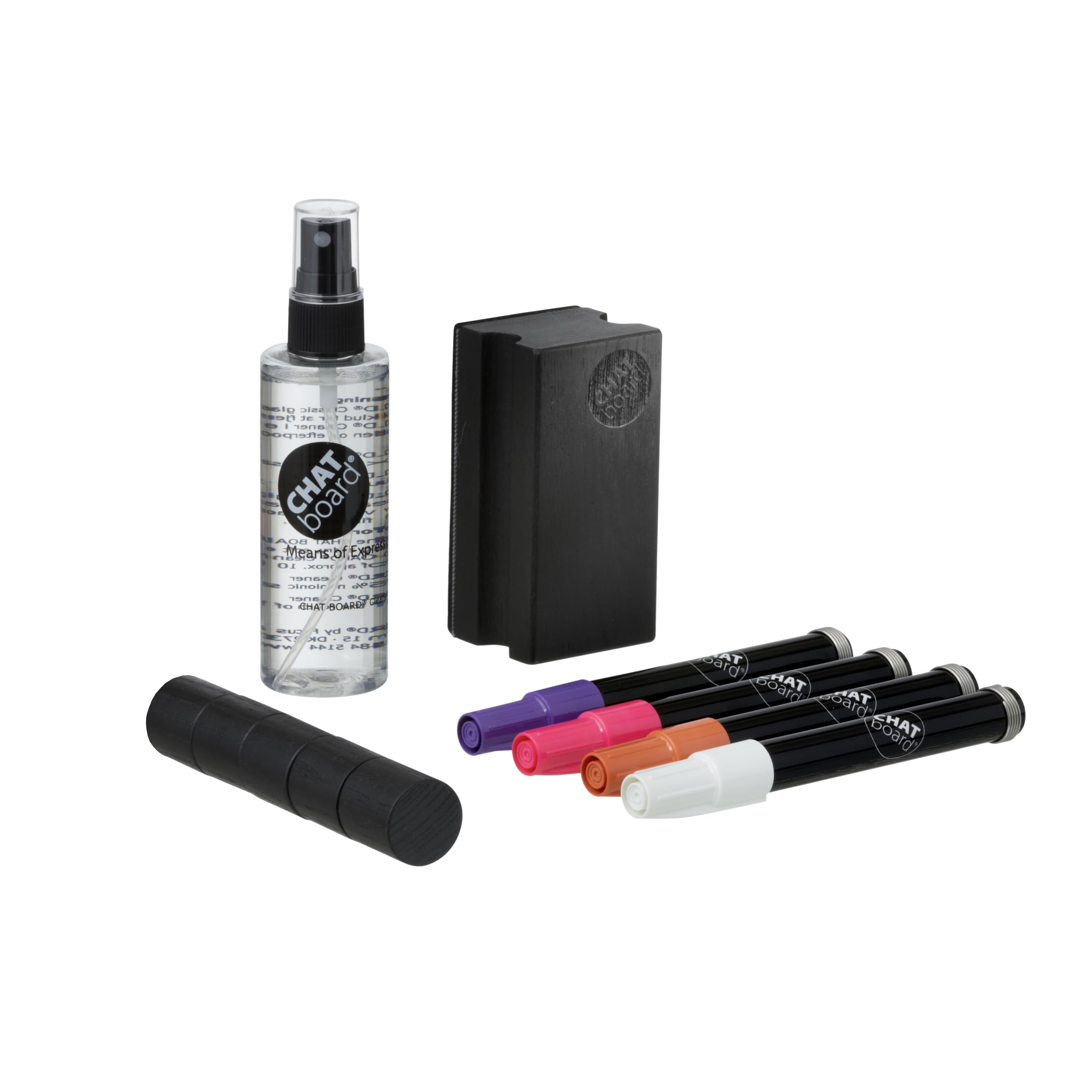 Starter Set - Variationen Farben (black wood_pink/violet/orange/weiß, regular)