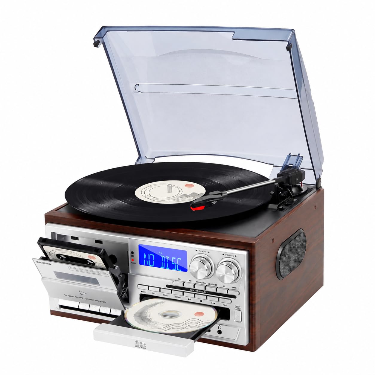 Amazon.com: Record Player for Home with Bluetooth Receiver