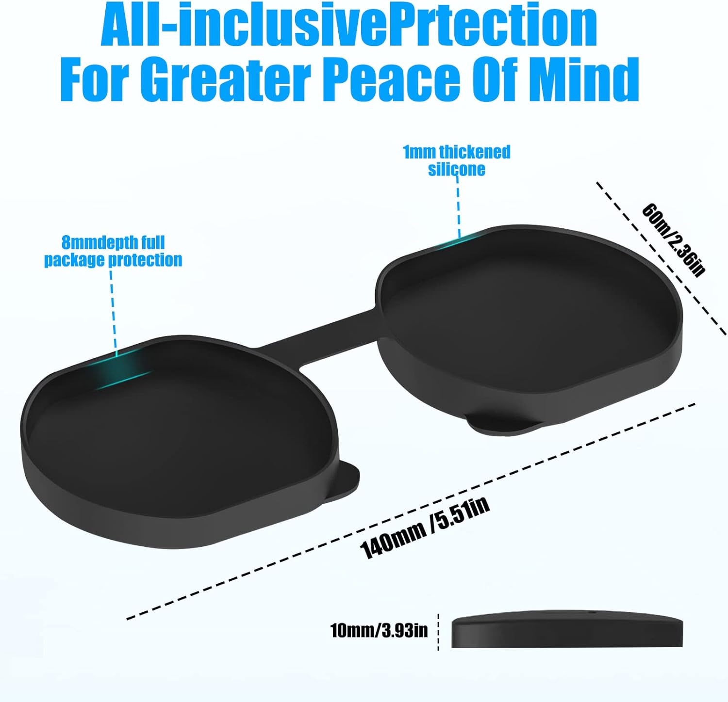 Non-Slip PSVR2 Silicone Pads, PSVR2 Headset Len Cover Lens Protector for PS VR2 Headset & Anti-Slip Silicone Pad Button Protective Cover for VR2 Sense Controllers, Anti-Sweat PS VR2 Accessories Kit