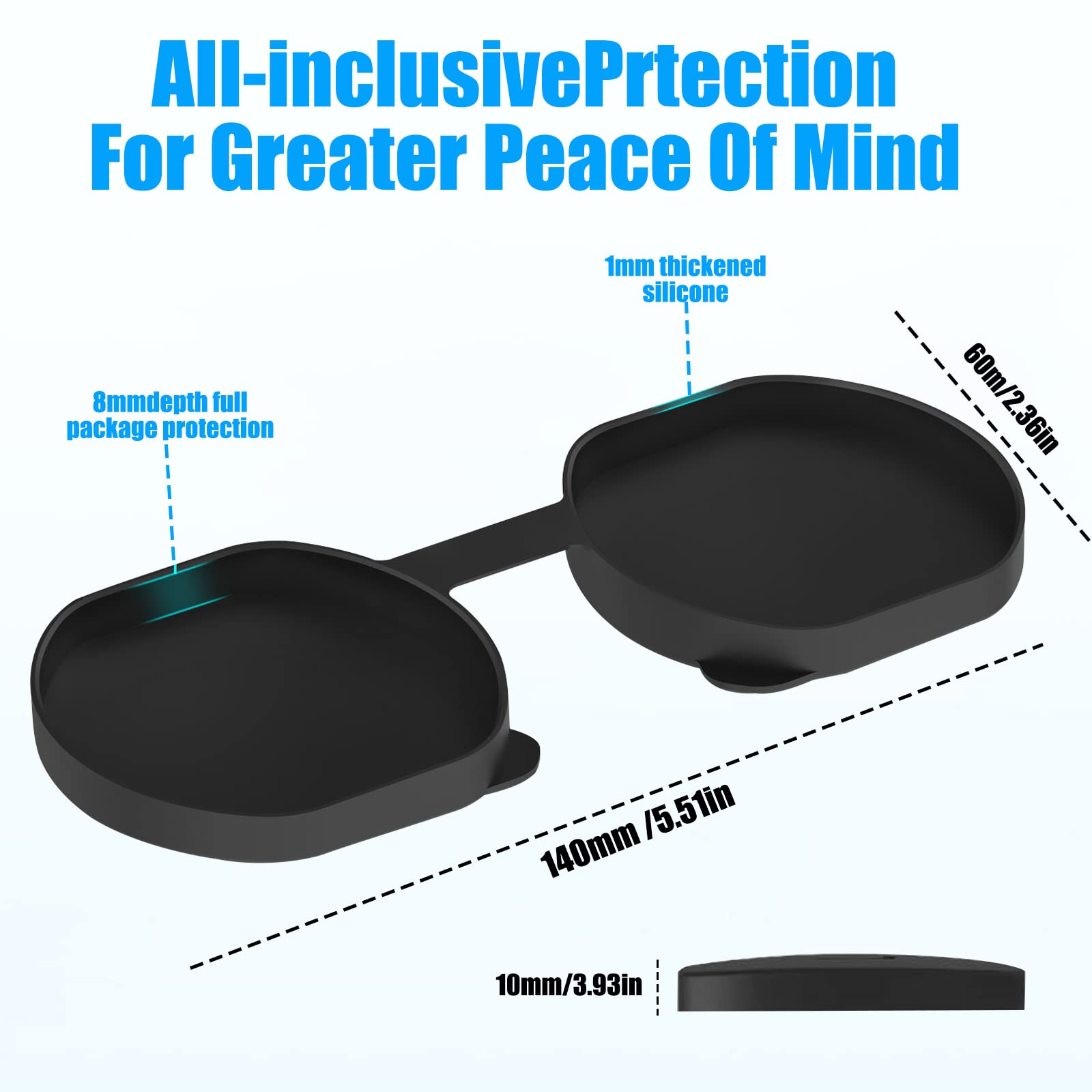 Capuchons Antidérapants Silicone PS VR2 – Lot De 16 – Grip Amélioré – Protection Manette – Haoyull
