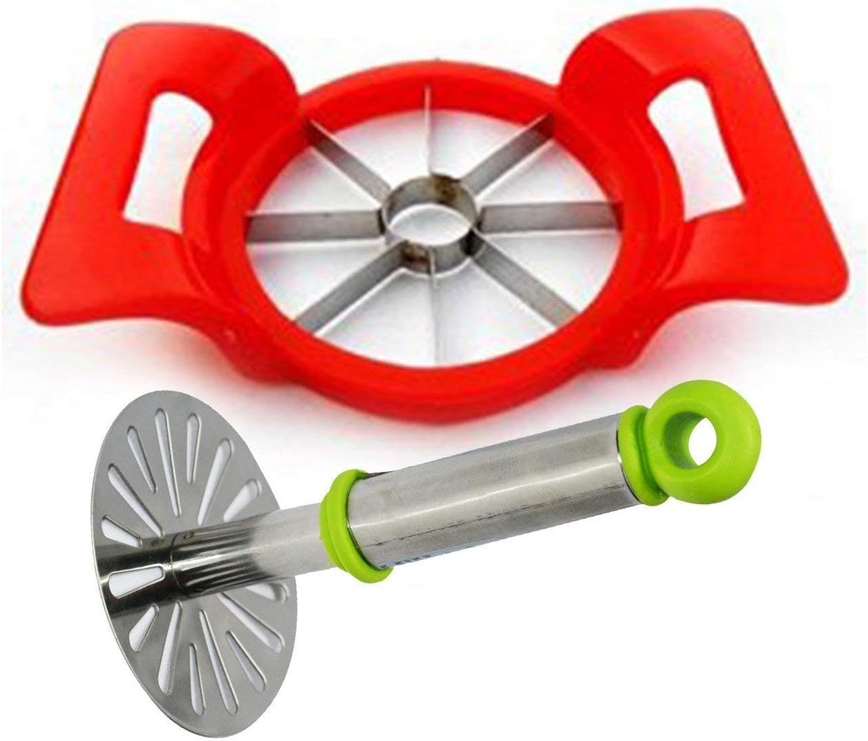 BJ TOYS Kitchen Combo of Potato Masher with Apple Cutter.
