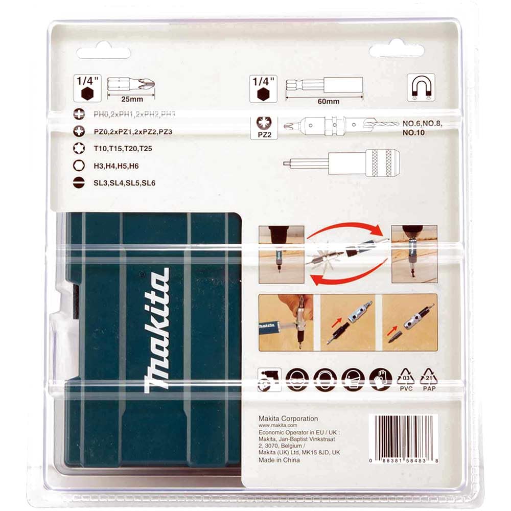 Amazon.co.jp: マキタ ドリル&ドライブビット29点セット D-73477 : DIY