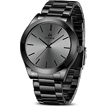 Mens Watches Waterproof Stainless Steel Watch for Men Analog Quartz Fashion Business Designer Wristwatch