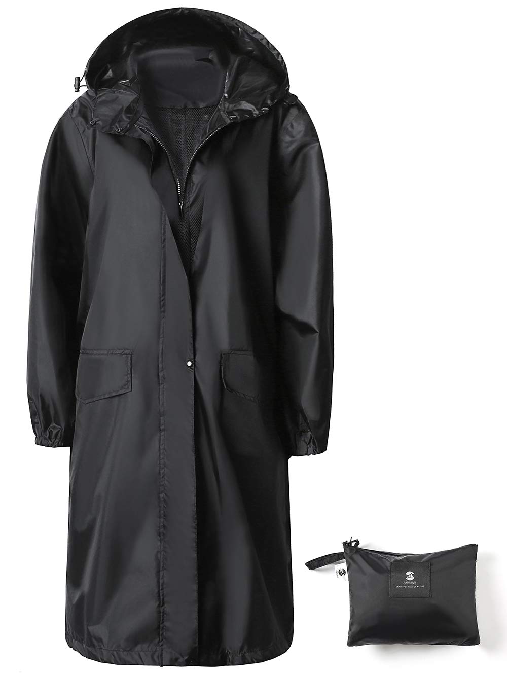 Buy SaphiRose Women's Long Rain Jacket 