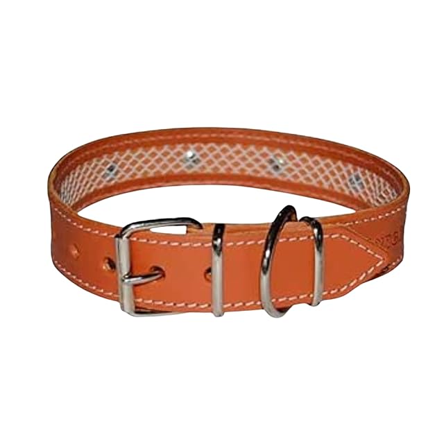TUYNEC - Collar para Perros con Funda para Collar Antiparasitario Perros, Hecho a Mano con Cuero de Primera…