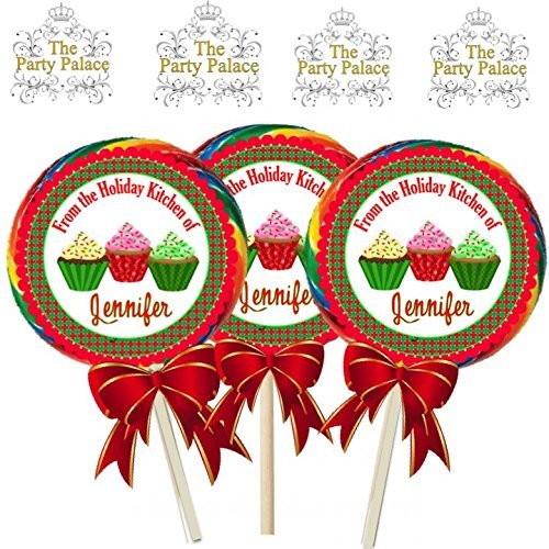 Amazon.com: 40 Personalized Christmas LABELS Party Favors ...