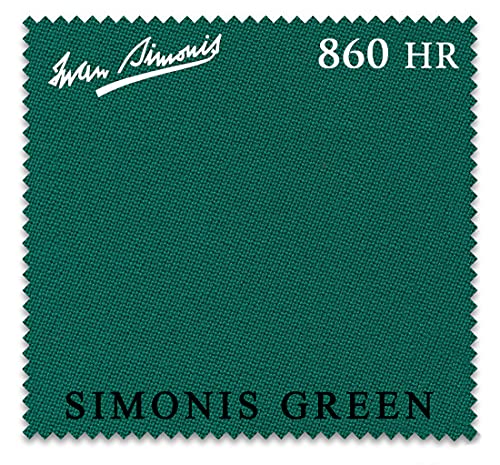 Iwan Simonis 860HR Pool Table Cloth (Simonis Green, 12 ft)