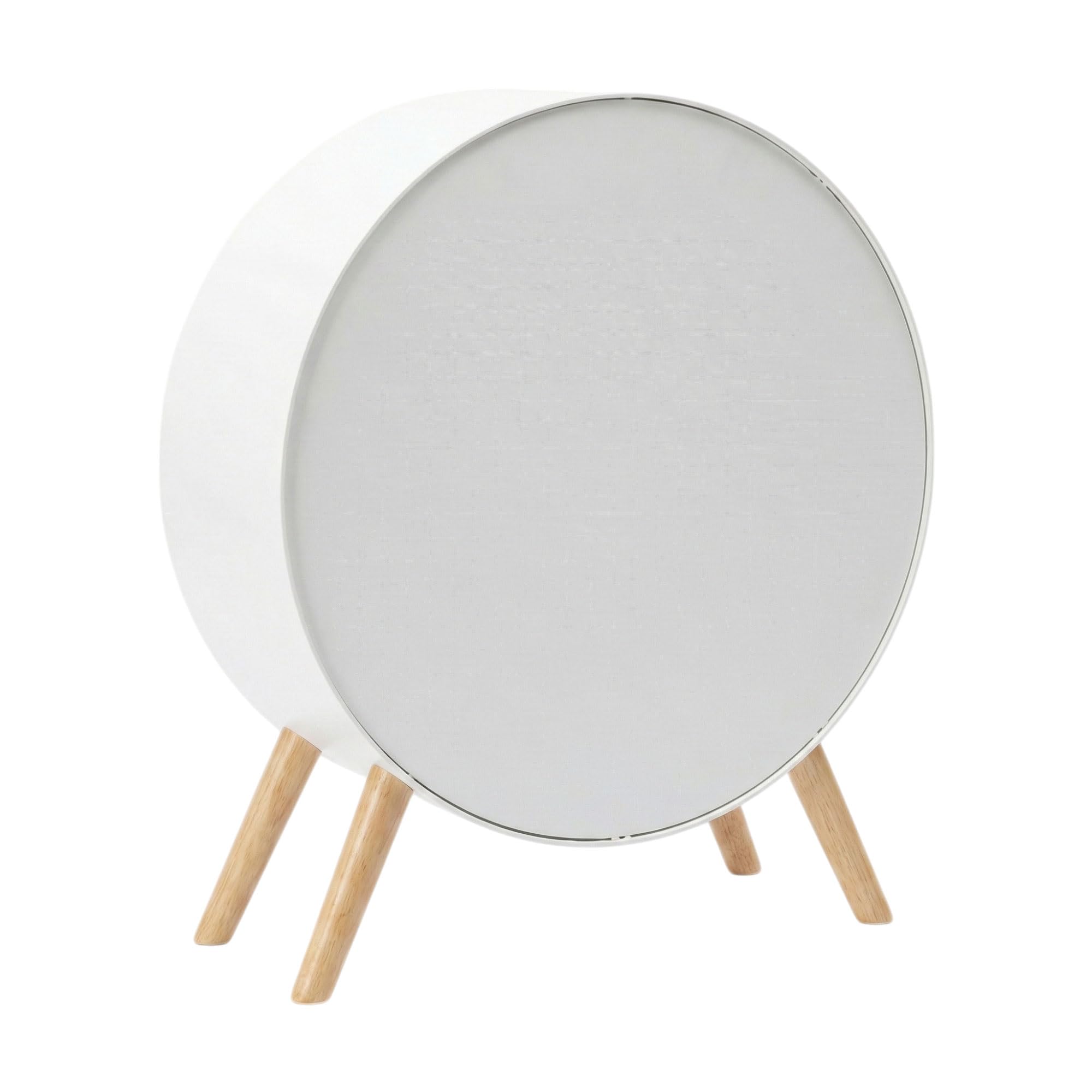 Frankystar Vénus Cheminée de sol 60 x 72 x 30 cm Pieds en bois de pin blanc
