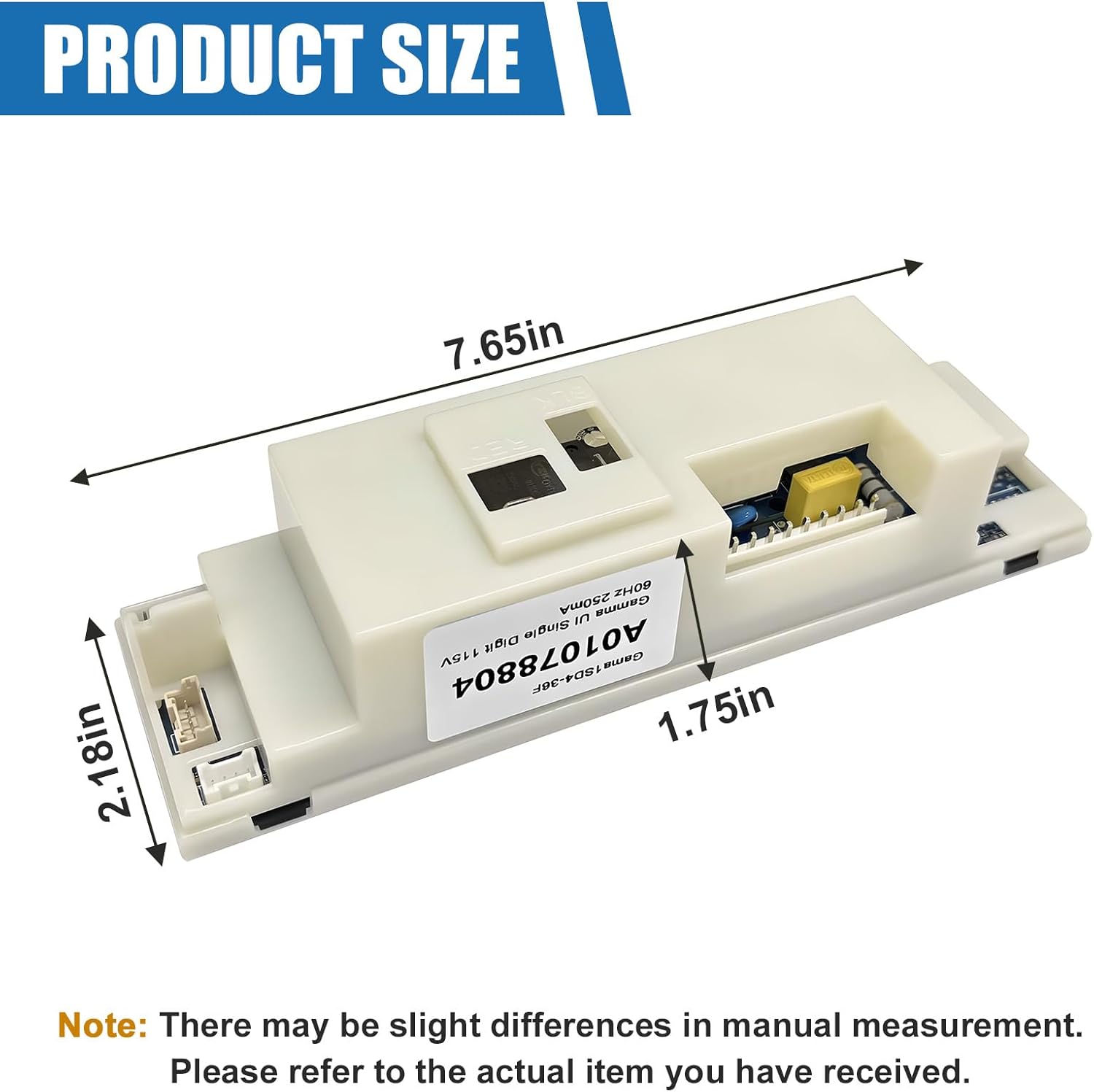 A01078804 Refrigerator Electronic Control Board For Frigidaire Replacement Parts with Cover, Control and Display Board compatible with 242207704 5304498023
