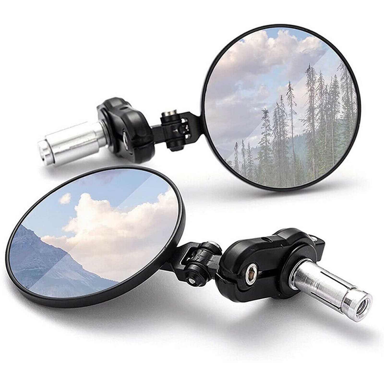 Espejos laterales Espejos Laterales Del Espejo Del Extremo Del Manillar De La Motocicleta Compatible Con Yamaha Para Virago Para Warrior Para Royal Star Para XT660 Para WR250 Para WR125 Para XT125
