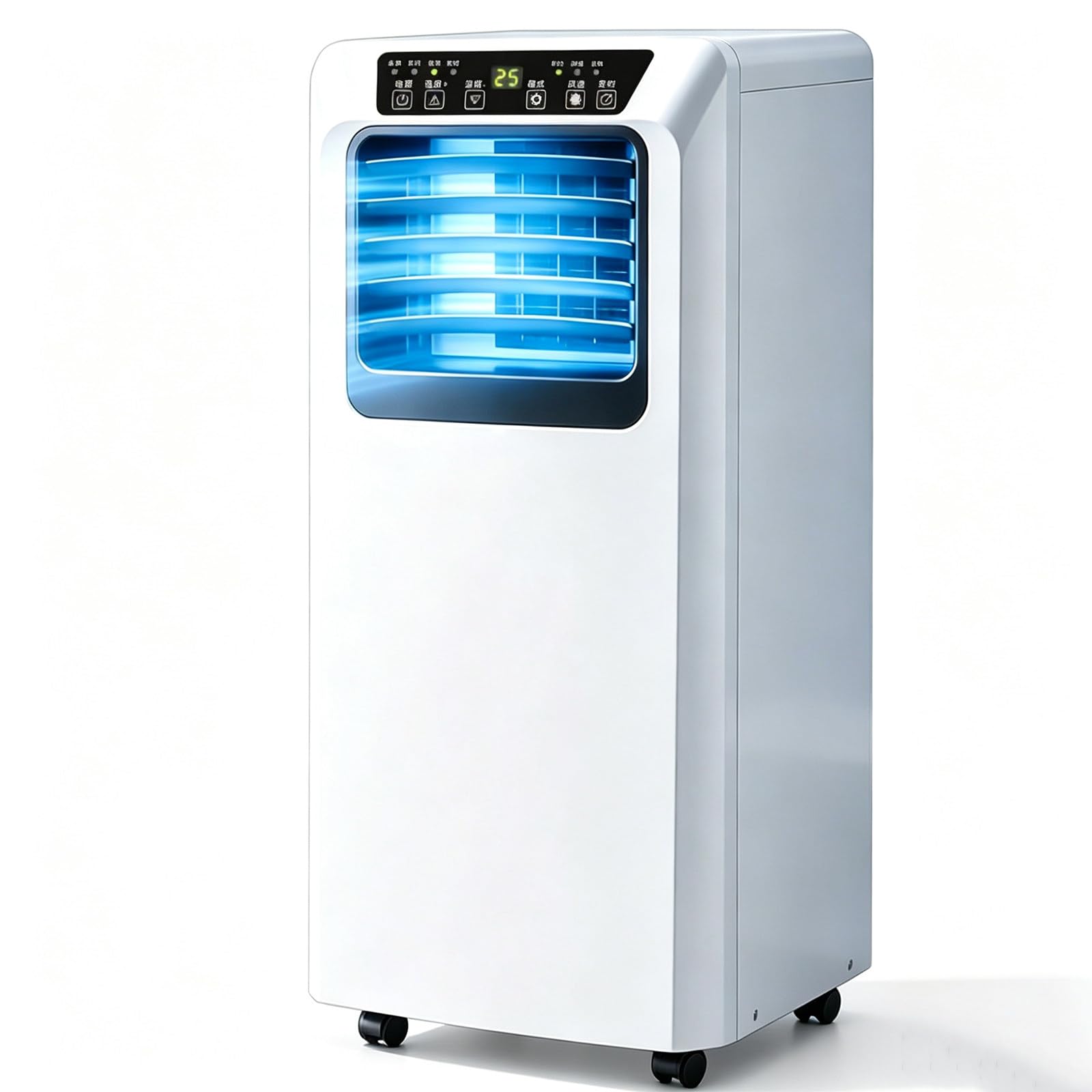 ZenSeFarin Portable Air Conditioner Quiet Smart AC Unit with Dehumidifier & Fan for Rooms up to 350 sq.ft, Remote Control, 120° Oscillation, 24h Timer & Window Kit for Room Office