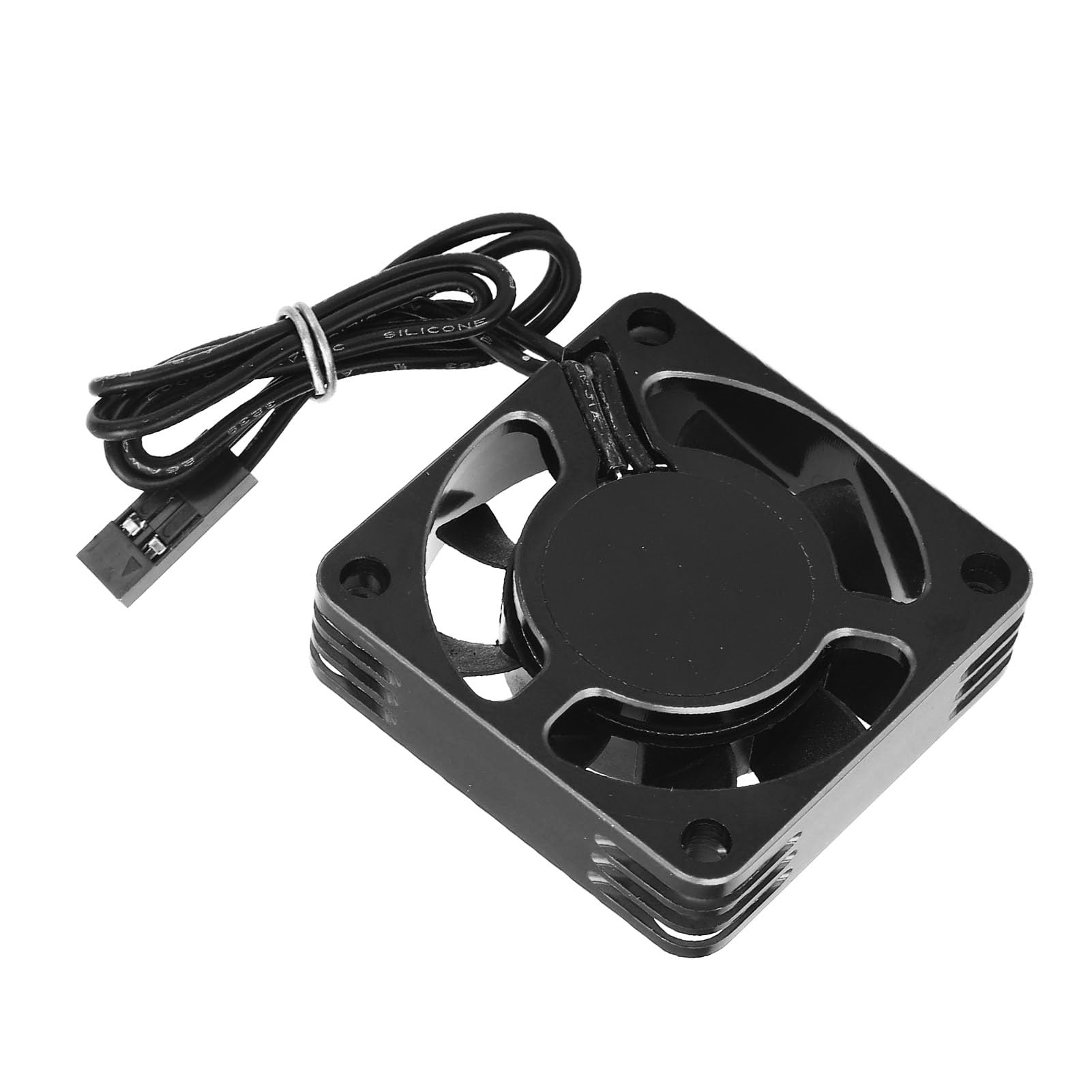 RC ESC Heatsink Fan, Lightweight 15000RPM RC Car Motor Cooling Fan DC 5?9V Universal for Conversion (Silver)