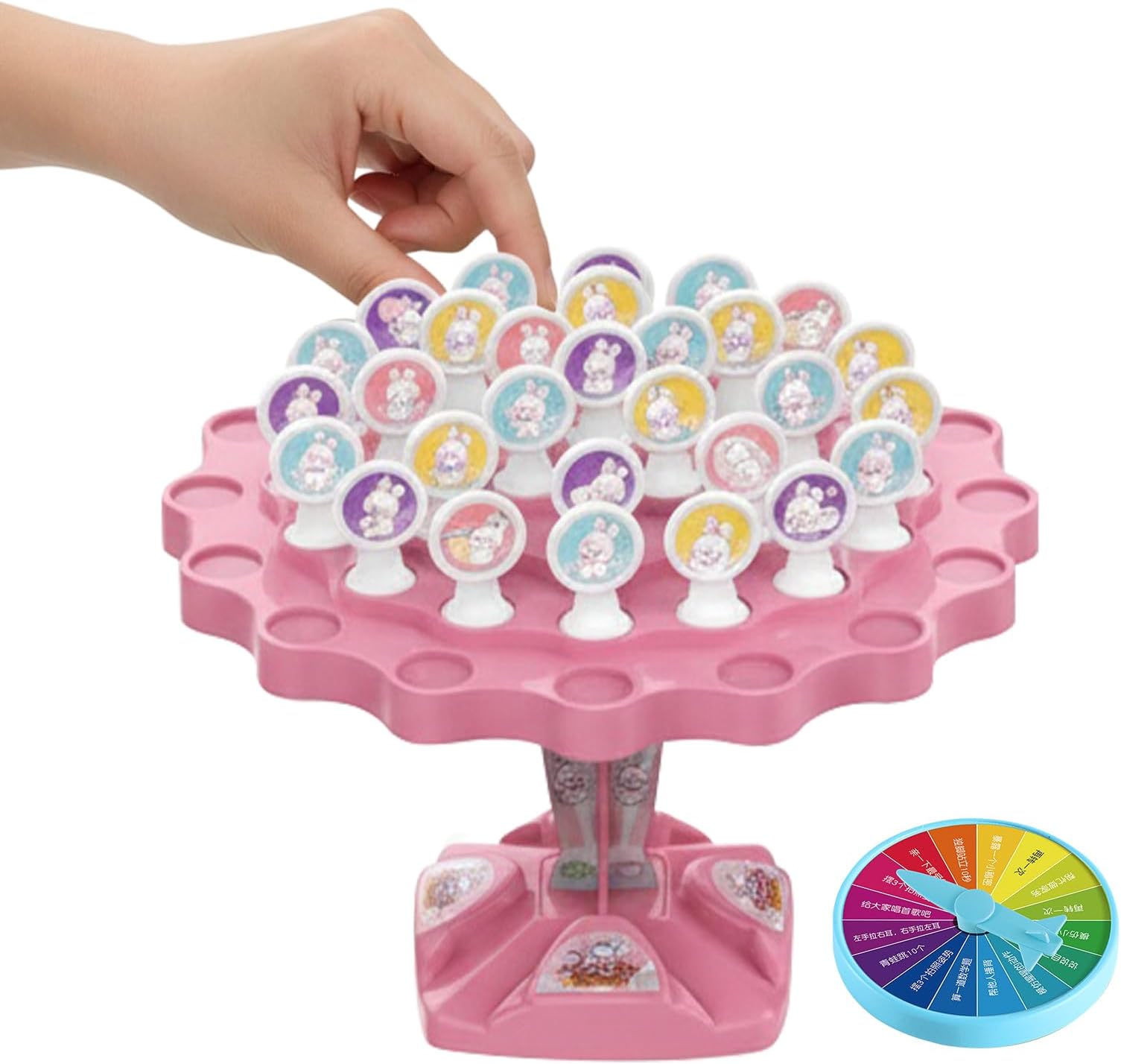 Panda Balance Board Game, Panda Balance Tree Maths Games, Training Hand-eye Coordination, Multiplayer Desktop Stacking Interactive Toys For 3-9 Years Old Boys Girls