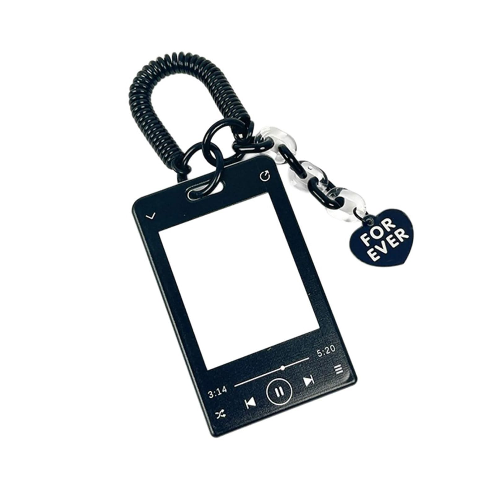 Maxtonser Photocard Holder with Pendant Keychain Bus Card Protector Music Player Theme Card Holder Credit Card Sleeve Covers