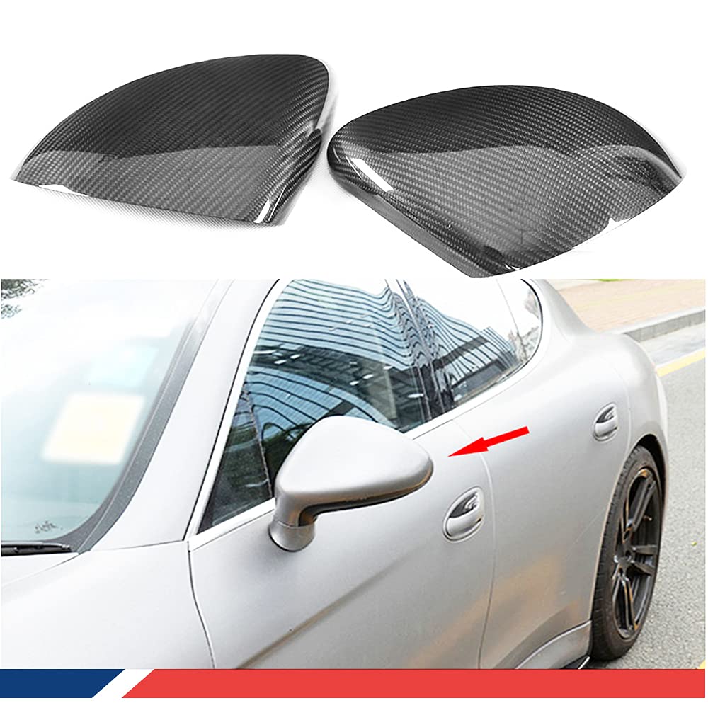 Rénovez vos rétroviseurs ternes de Porsche Panamera 2014 avec ce lot en carbone LHD