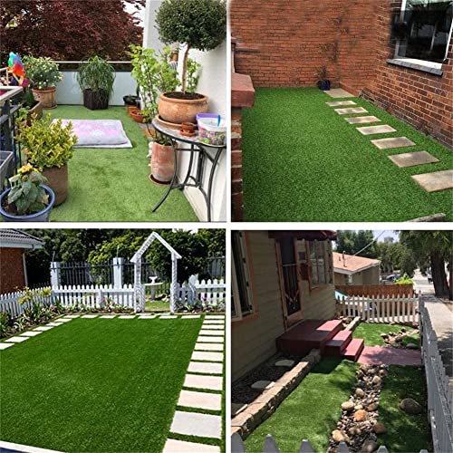 Artificial Grass Turf Rug 20MM Thick Faux Grass Synthetic Lawn Pet Turf Perfect for Indoor and Outdoor (7ft x 13ft (91 Square ft))