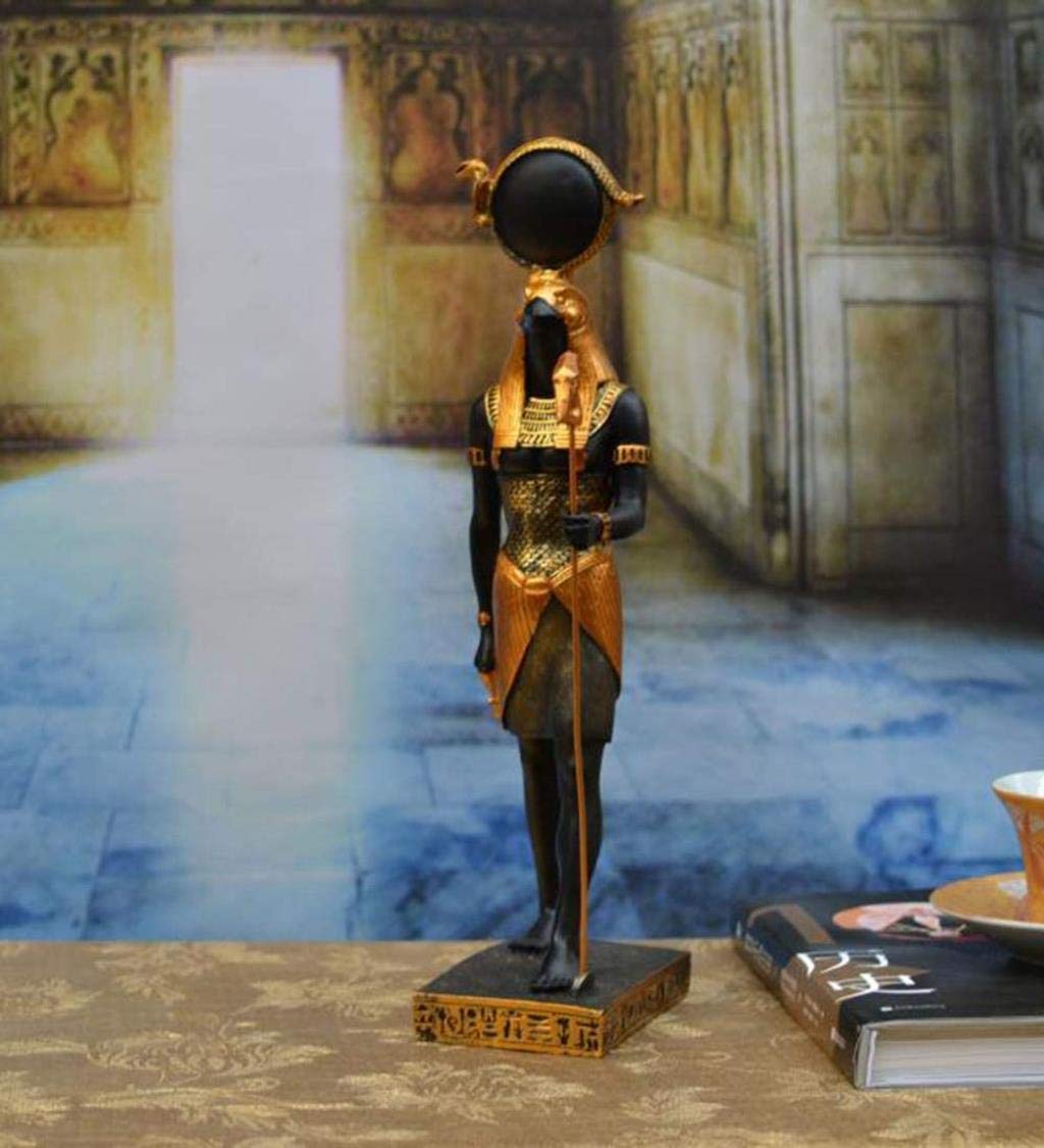 Amazon.co.jp: 古代エジプトの神話の像守護聖人神ファラオ像樹脂装飾品