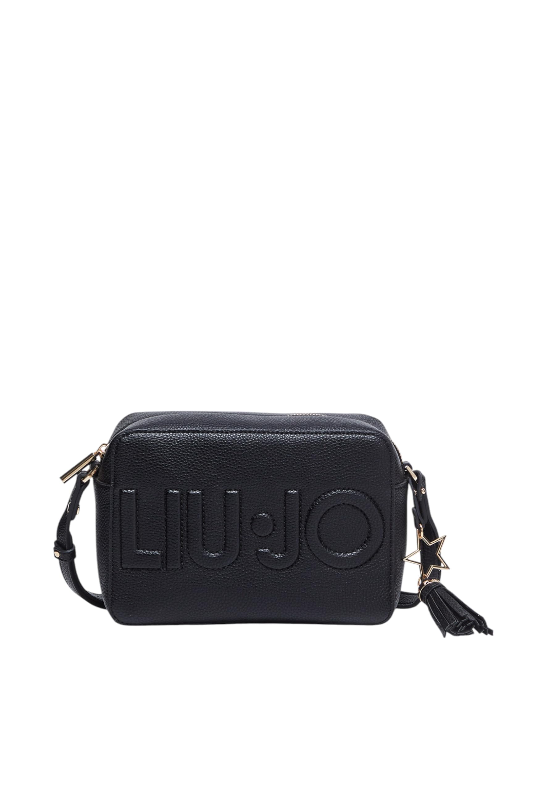 Liu Jo Borsa a tracolla comoda, pratica e capiente con chiusura zip. Presenta un logo in rilievo tono su tono ed una tracolla regolabile. 23x26.5x10 cm