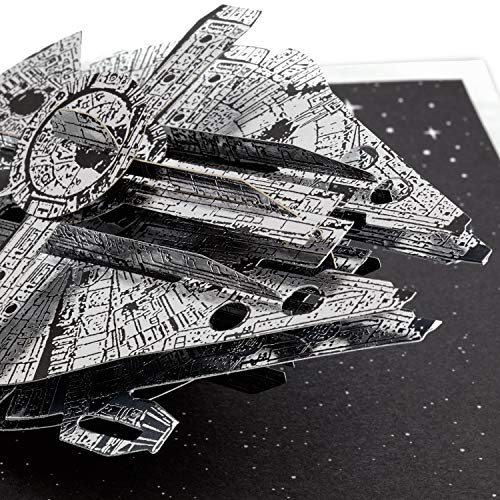 Hallmark Cartão Pop Up Signature Paper Wonder Star Wars para Dia dos Pais ou Aniversário (Millennium