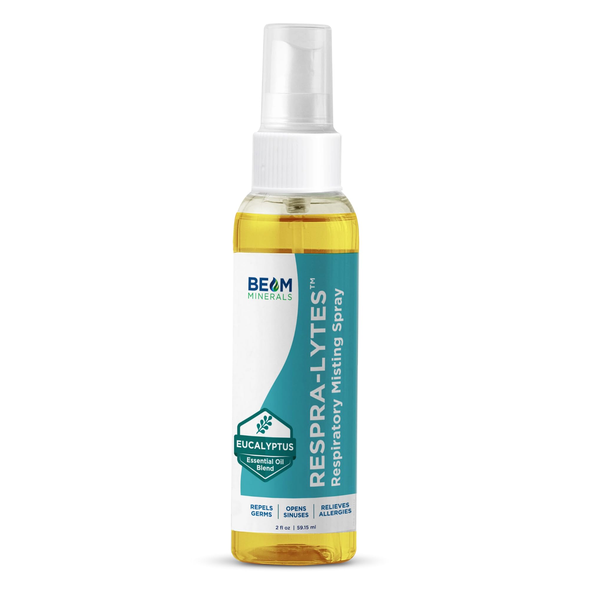 BEAM Minerals Respra-Lytes | Sinus-Opening Electrolyte Spray | 2 fl Oz