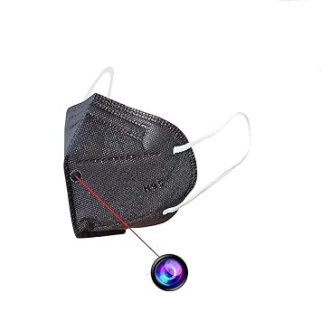 Spy 360 Mini WiFi 1080P Spy Mask Camera , Wireless Hidden Spy Cam Audio and Video Recording Live Feed, Home Security Nanny Camera/ Motion Activated Alarm(2021 Upgraded Phone APP)