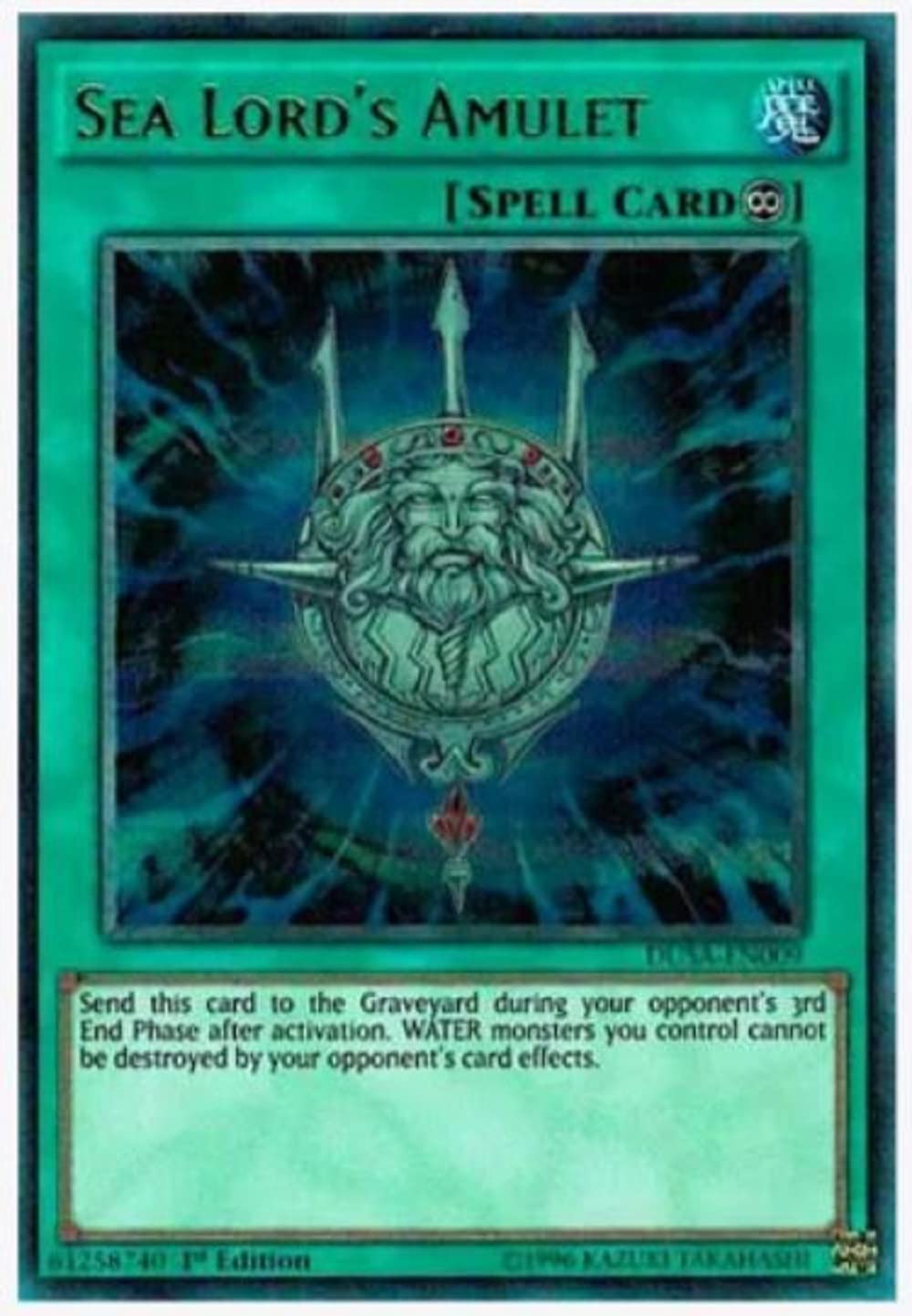 yugioh - Sea Lord's Amulet DUSA-EN009 Ultra Rare 1st Edition