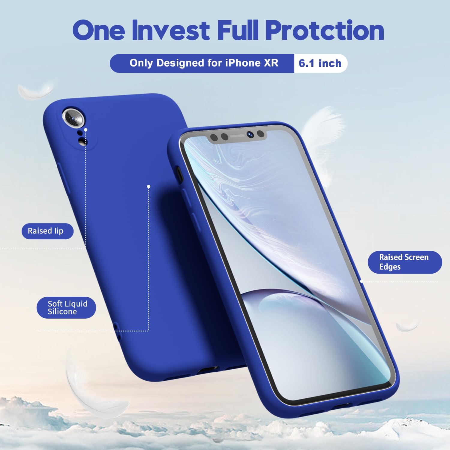 oakxco for iPhone 16 Pro Max Case Liquid Silicone, Soft Rubber Gel Elegant Aesthetic Basic Simple Cover, Cute Thin Slim TPU Matte Solid Color Plain Smooth Case for Women Girl, Light Pink — view 1390