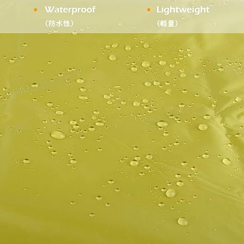 Miniatura 40 de TRIWONDER Hamaca para lluvia, mosca, lona impermeable, tienda de campaña, huella, tela de suelo, para mochileros, refugio de campamento, para 01