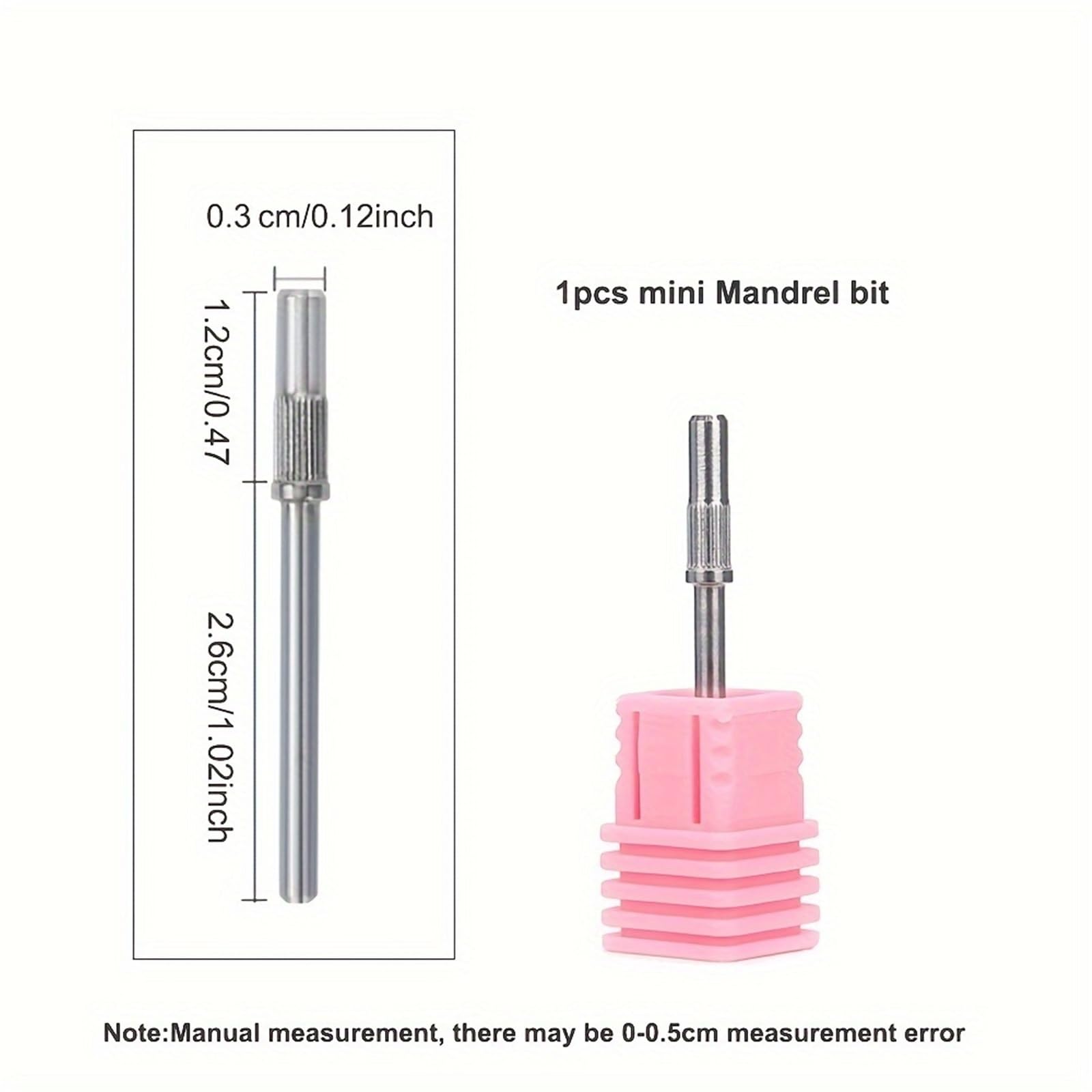 For Nail Art Grit Mini brocas for uñas for manicura y pedicura(180 Grit)