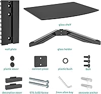 Vista 6 de WALI Repisa flotante Negro