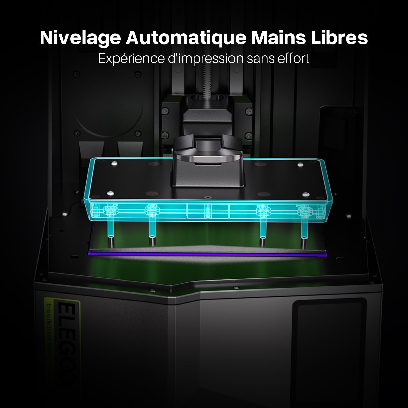 ELEGOO Saturn 4 Imprimante 3D Résine et Mercury Plus V3 Wash & Cure Station