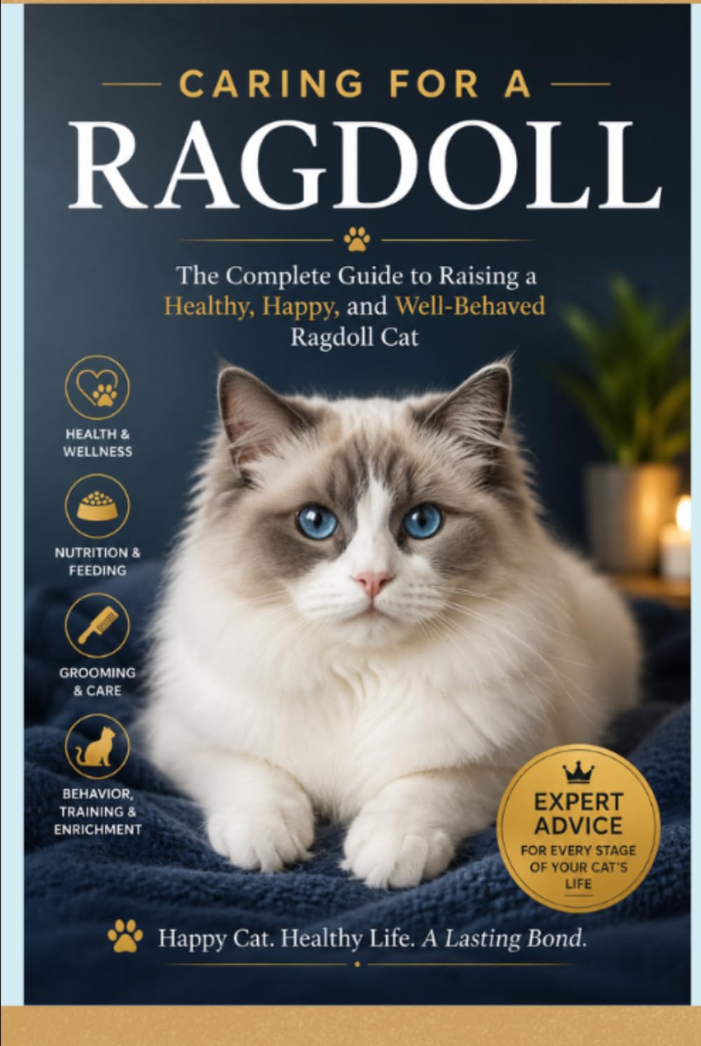 Caring for a Ragdoll: The Complete Guide to Raising a Healthy, Happy, and Well-Behaved Ragdoll Cat